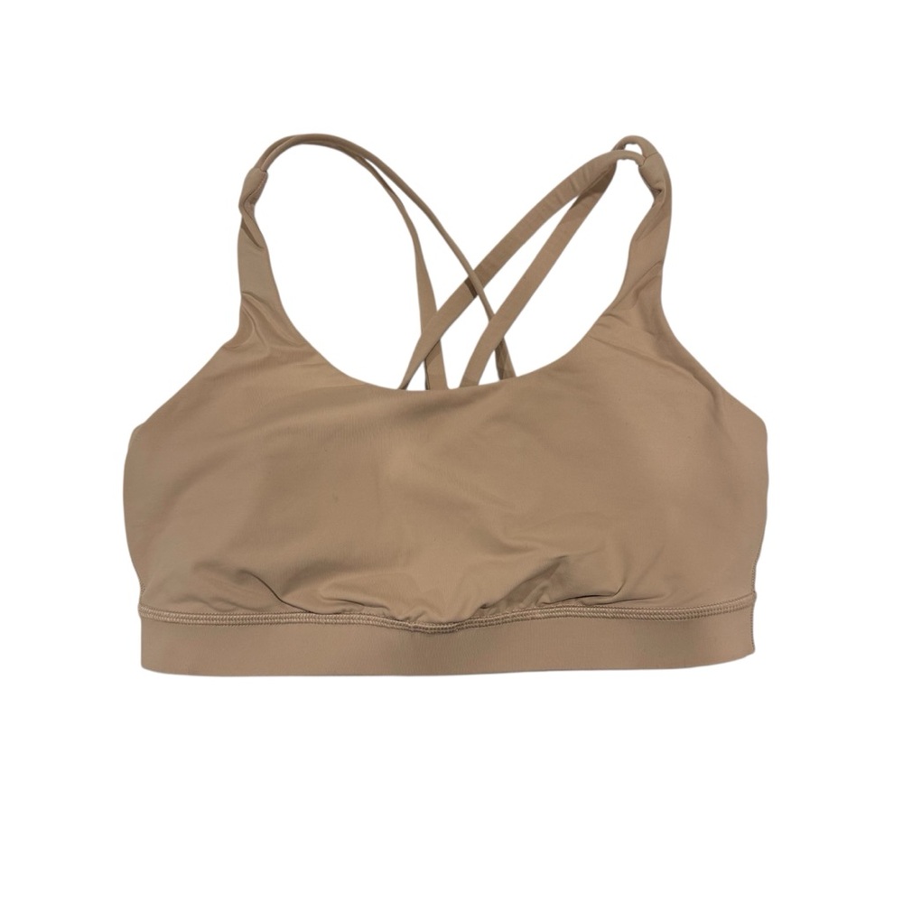 Lululemon Womens Beige Energy Sports Bra Size 8
